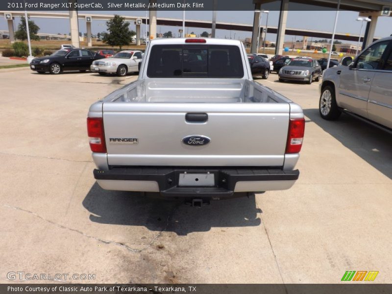Silver Metallic / Medium Dark Flint 2011 Ford Ranger XLT SuperCab