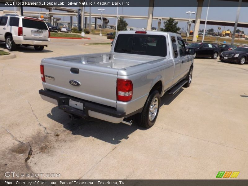 Silver Metallic / Medium Dark Flint 2011 Ford Ranger XLT SuperCab