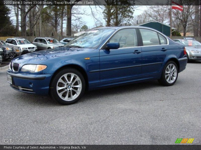  2002 3 Series 330xi Sedan Topaz Blue Metallic