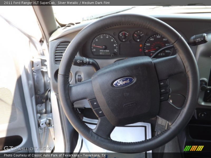 Silver Metallic / Medium Dark Flint 2011 Ford Ranger XLT SuperCab