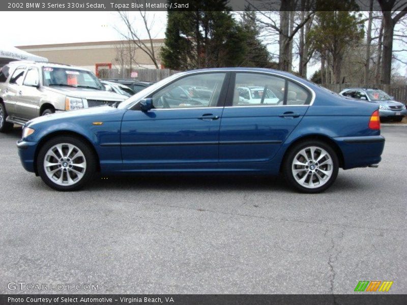  2002 3 Series 330xi Sedan Topaz Blue Metallic