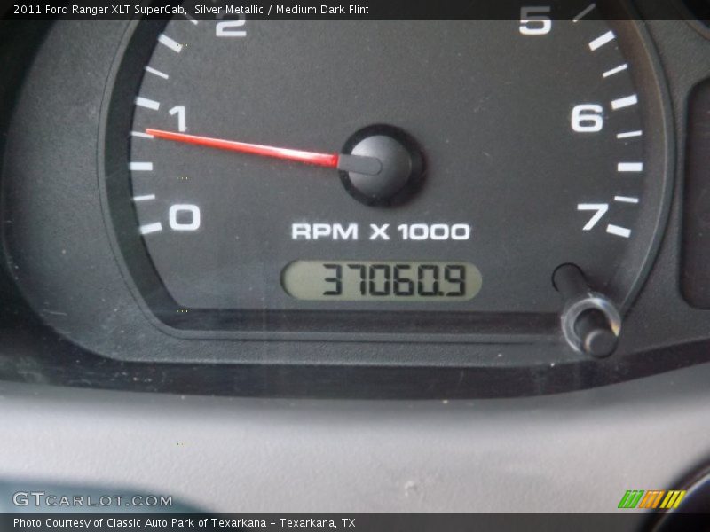 Silver Metallic / Medium Dark Flint 2011 Ford Ranger XLT SuperCab