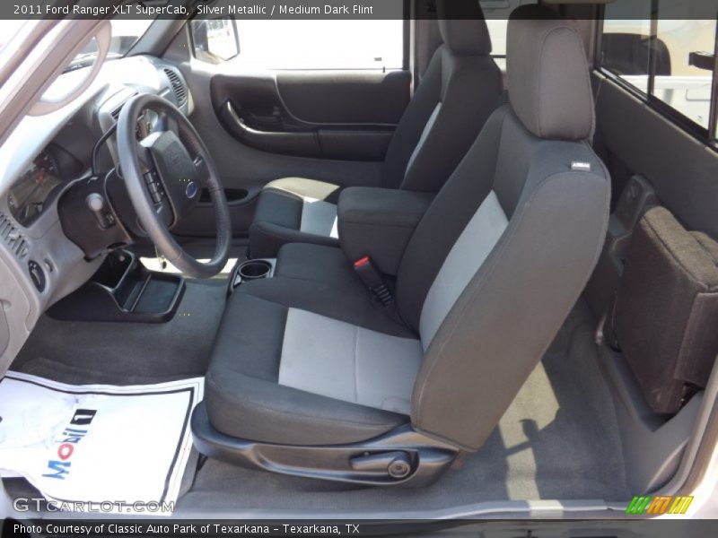 Silver Metallic / Medium Dark Flint 2011 Ford Ranger XLT SuperCab