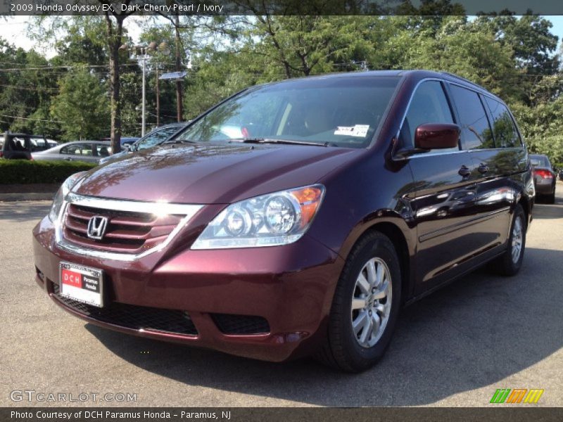 Dark Cherry Pearl / Ivory 2009 Honda Odyssey EX
