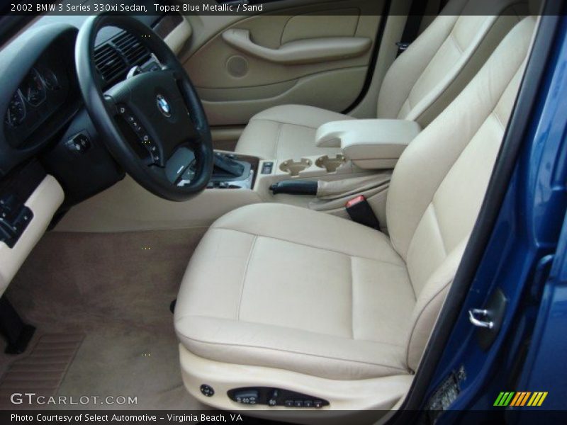  2002 3 Series 330xi Sedan Sand Interior