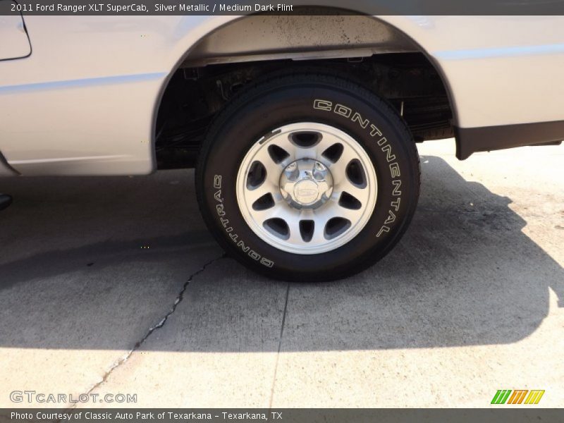 Silver Metallic / Medium Dark Flint 2011 Ford Ranger XLT SuperCab
