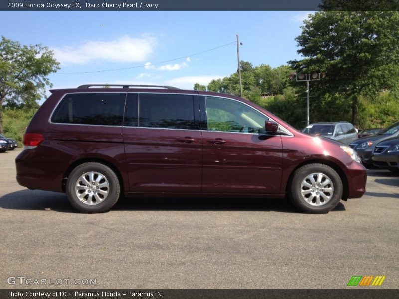 Dark Cherry Pearl / Ivory 2009 Honda Odyssey EX