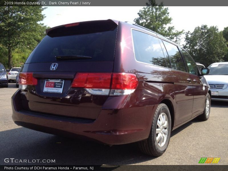 Dark Cherry Pearl / Ivory 2009 Honda Odyssey EX