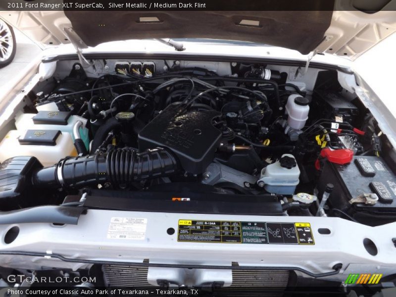 Silver Metallic / Medium Dark Flint 2011 Ford Ranger XLT SuperCab