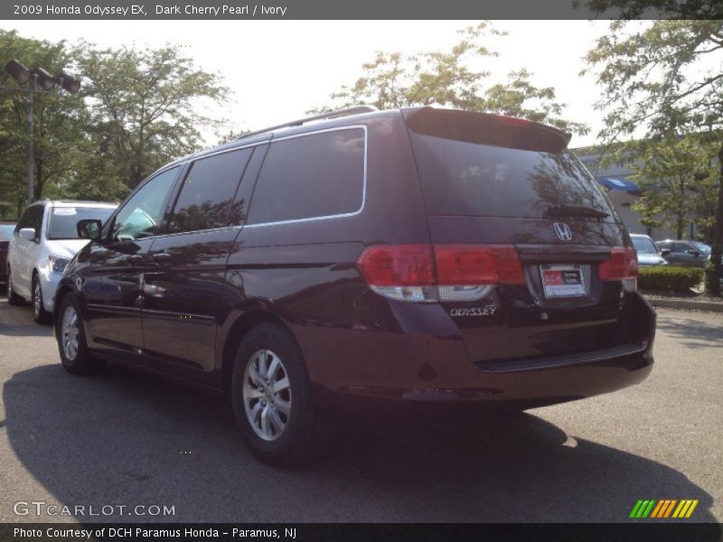 Dark Cherry Pearl / Ivory 2009 Honda Odyssey EX