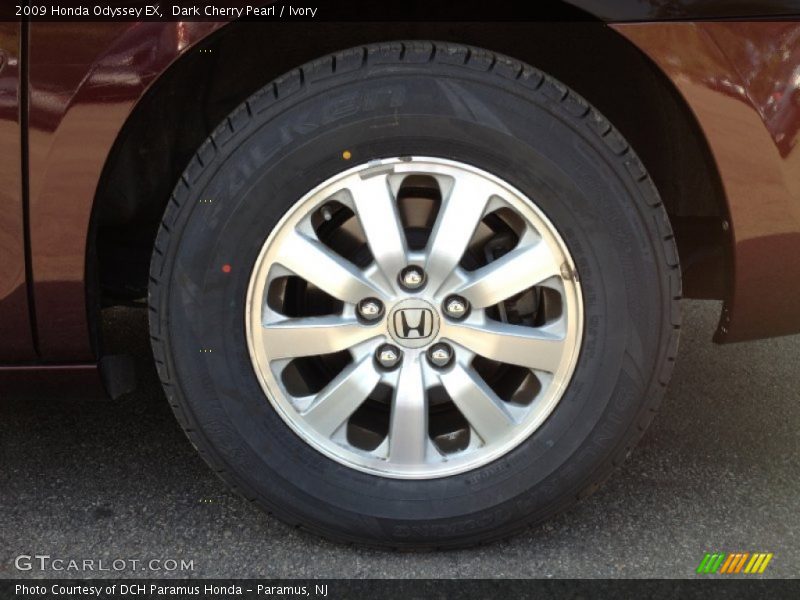 Dark Cherry Pearl / Ivory 2009 Honda Odyssey EX
