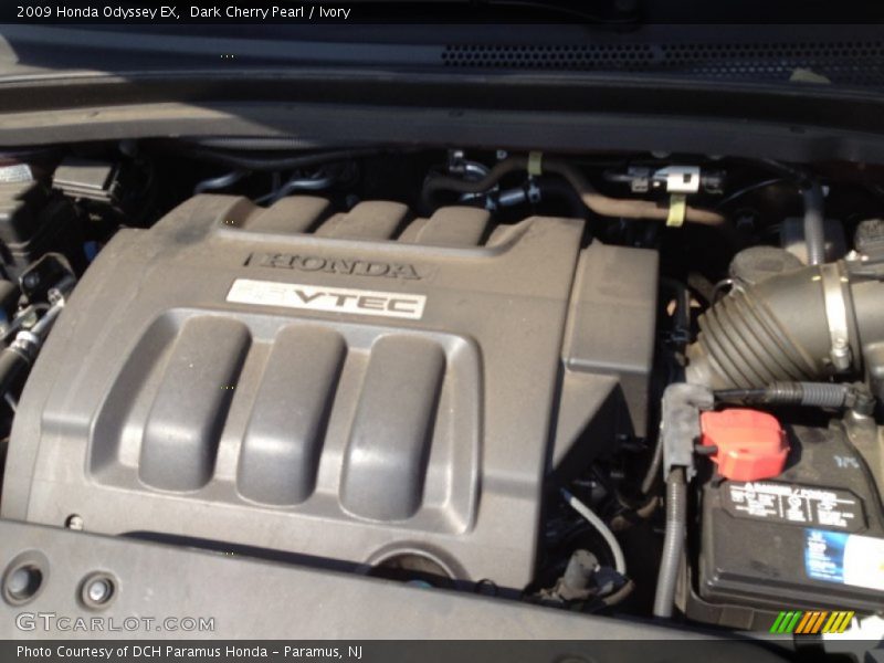 Dark Cherry Pearl / Ivory 2009 Honda Odyssey EX