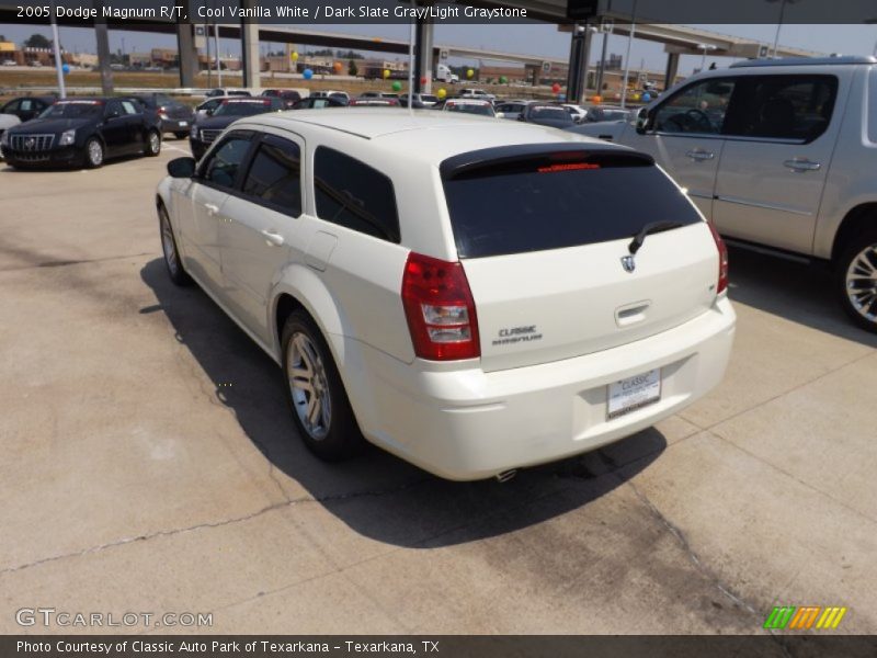 Cool Vanilla White / Dark Slate Gray/Light Graystone 2005 Dodge Magnum R/T