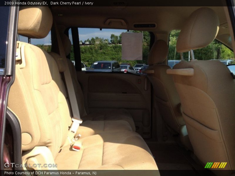 Dark Cherry Pearl / Ivory 2009 Honda Odyssey EX