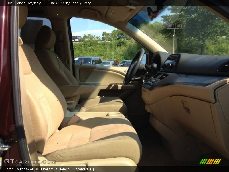Dark Cherry Pearl / Ivory 2009 Honda Odyssey EX