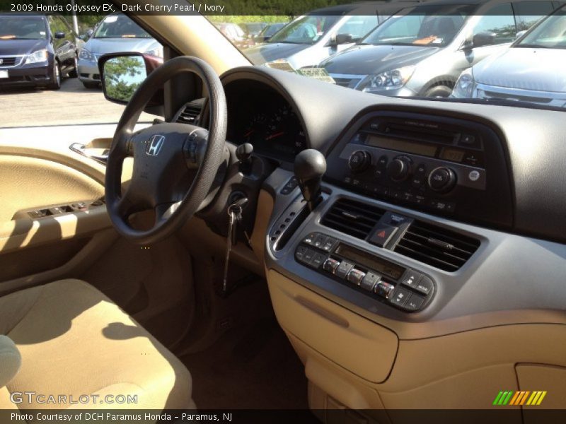 Dark Cherry Pearl / Ivory 2009 Honda Odyssey EX