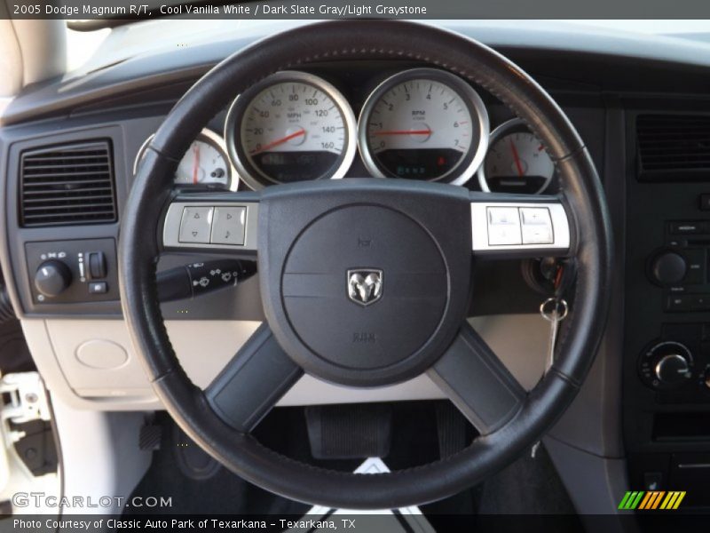 Cool Vanilla White / Dark Slate Gray/Light Graystone 2005 Dodge Magnum R/T