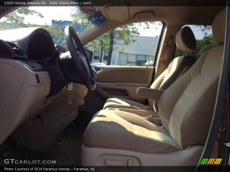 Dark Cherry Pearl / Ivory 2009 Honda Odyssey EX