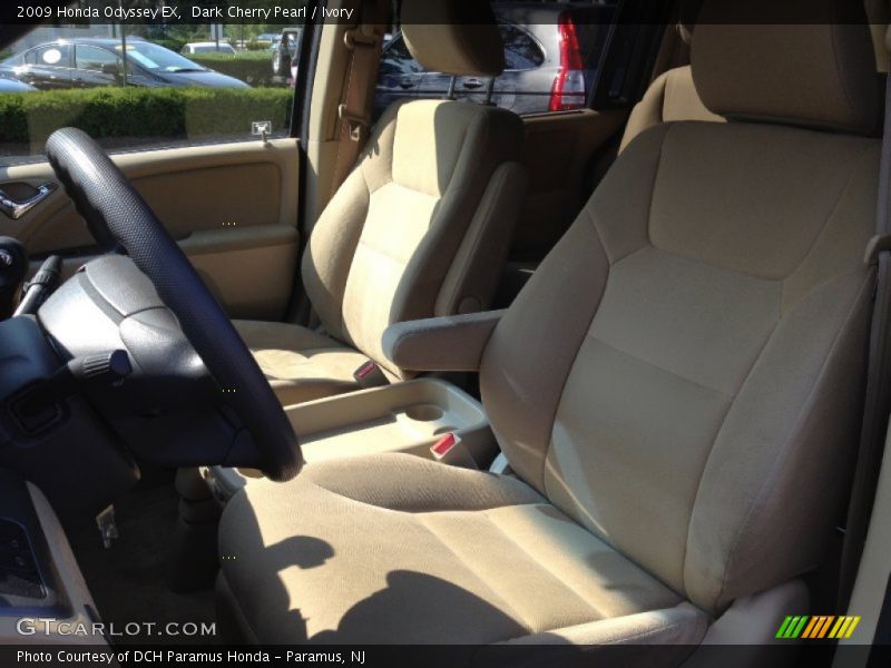 Dark Cherry Pearl / Ivory 2009 Honda Odyssey EX