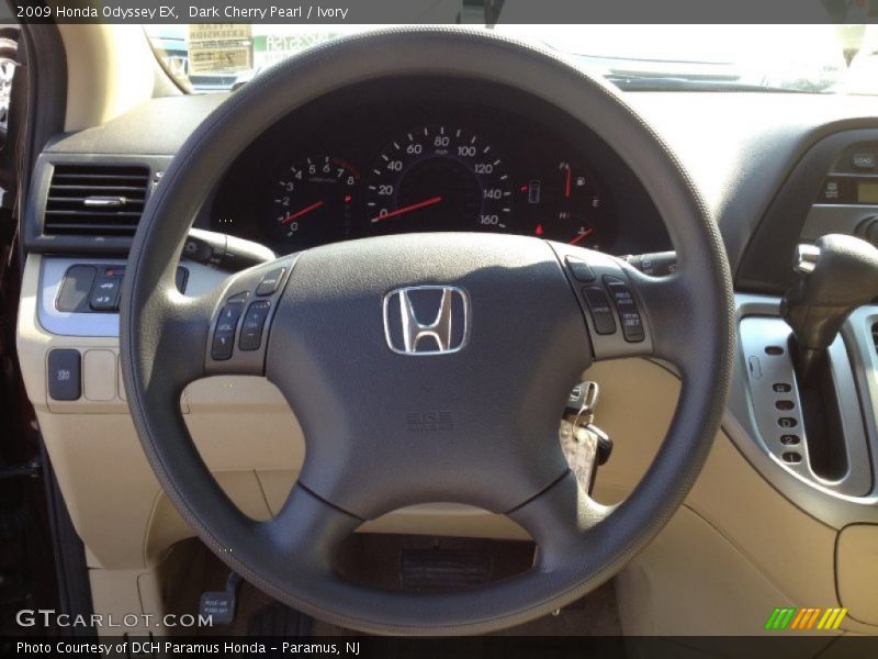 Dark Cherry Pearl / Ivory 2009 Honda Odyssey EX