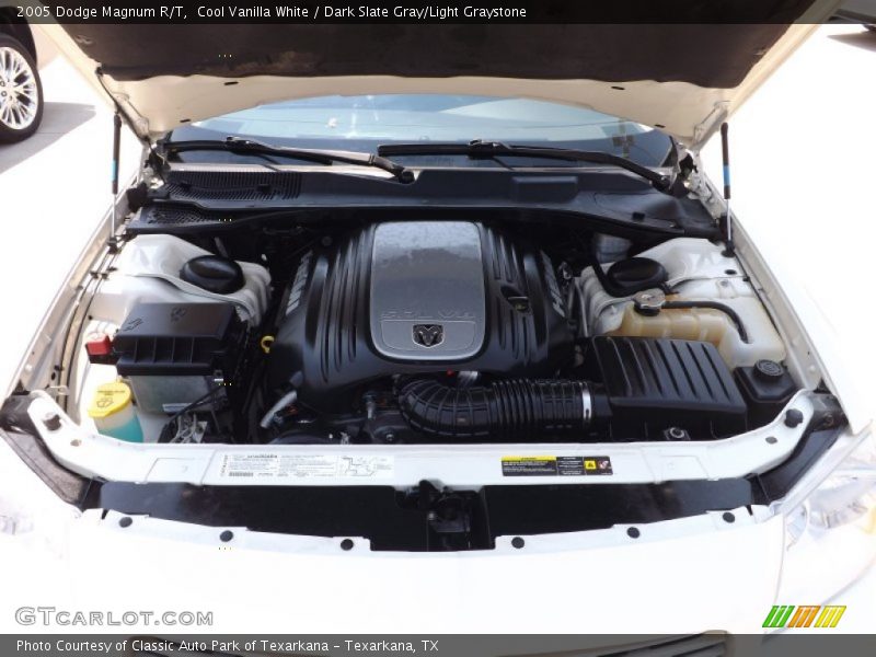 Cool Vanilla White / Dark Slate Gray/Light Graystone 2005 Dodge Magnum R/T