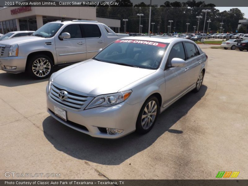 Classic Silver Metallic / Light Gray 2011 Toyota Avalon Limited