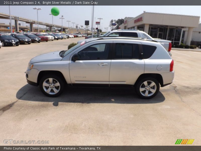 Bright Silver Metallic / Dark Slate Gray 2011 Jeep Compass 2.4