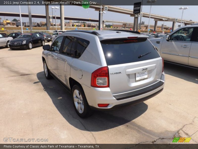 Bright Silver Metallic / Dark Slate Gray 2011 Jeep Compass 2.4