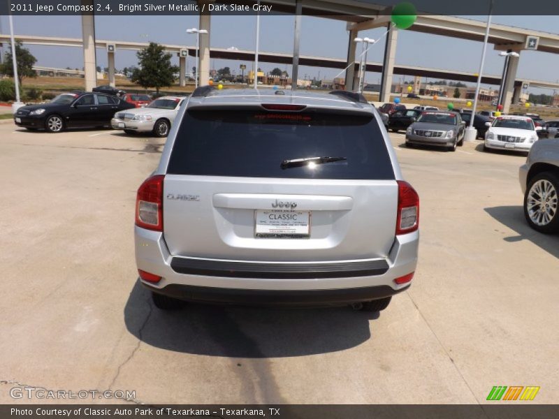 Bright Silver Metallic / Dark Slate Gray 2011 Jeep Compass 2.4