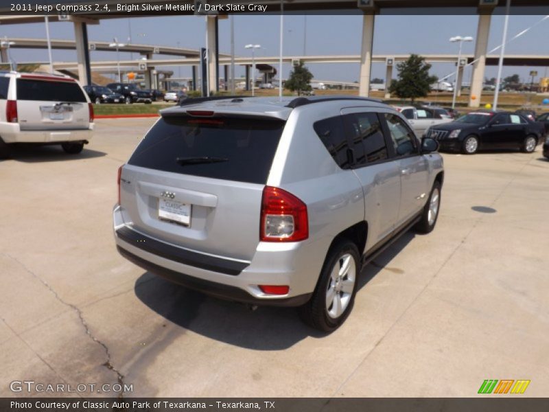 Bright Silver Metallic / Dark Slate Gray 2011 Jeep Compass 2.4