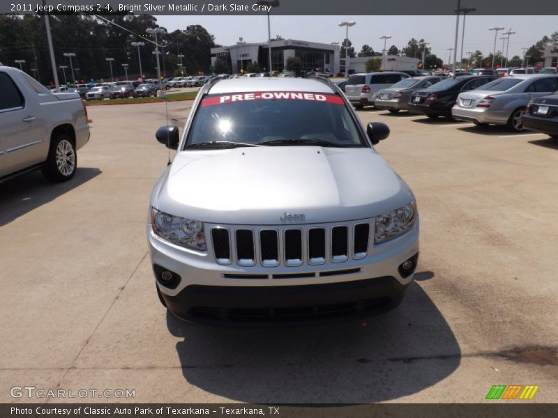 Bright Silver Metallic / Dark Slate Gray 2011 Jeep Compass 2.4