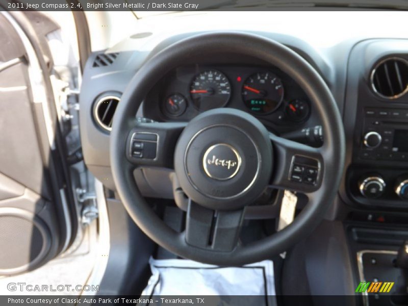Bright Silver Metallic / Dark Slate Gray 2011 Jeep Compass 2.4