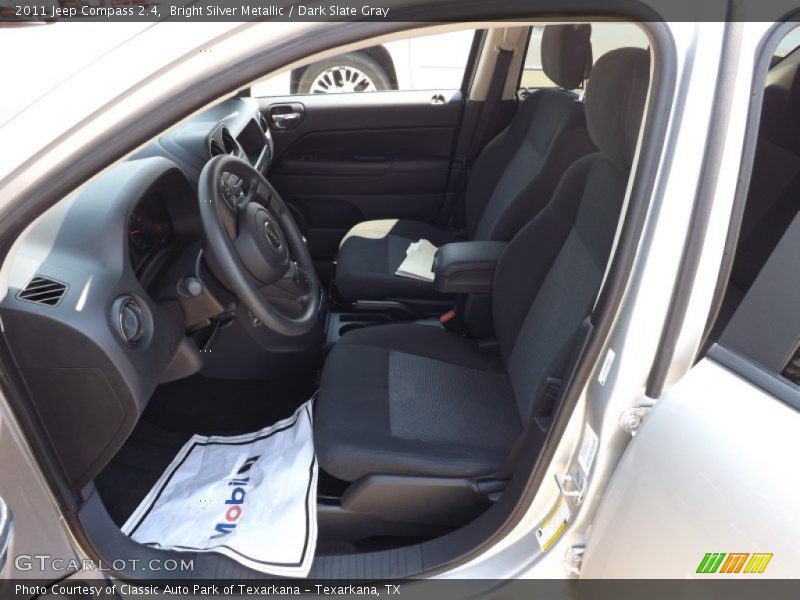 Bright Silver Metallic / Dark Slate Gray 2011 Jeep Compass 2.4