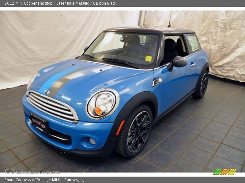 Laser Blue Metallic / Carbon Black 2012 Mini Cooper Hardtop