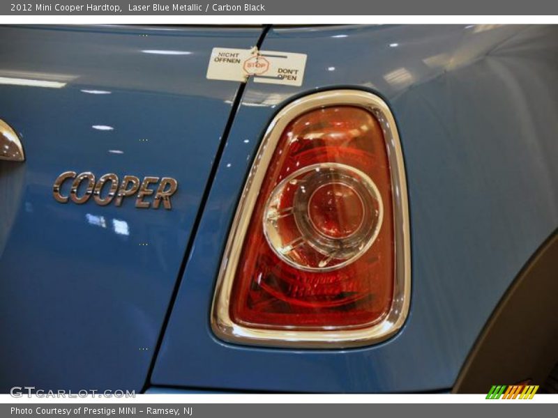 Laser Blue Metallic / Carbon Black 2012 Mini Cooper Hardtop