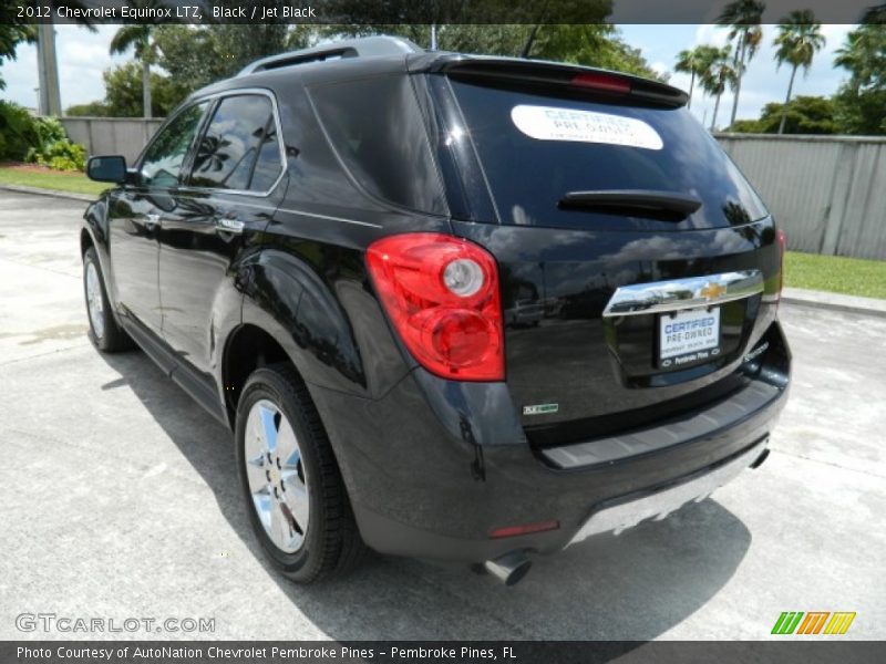 Black / Jet Black 2012 Chevrolet Equinox LTZ