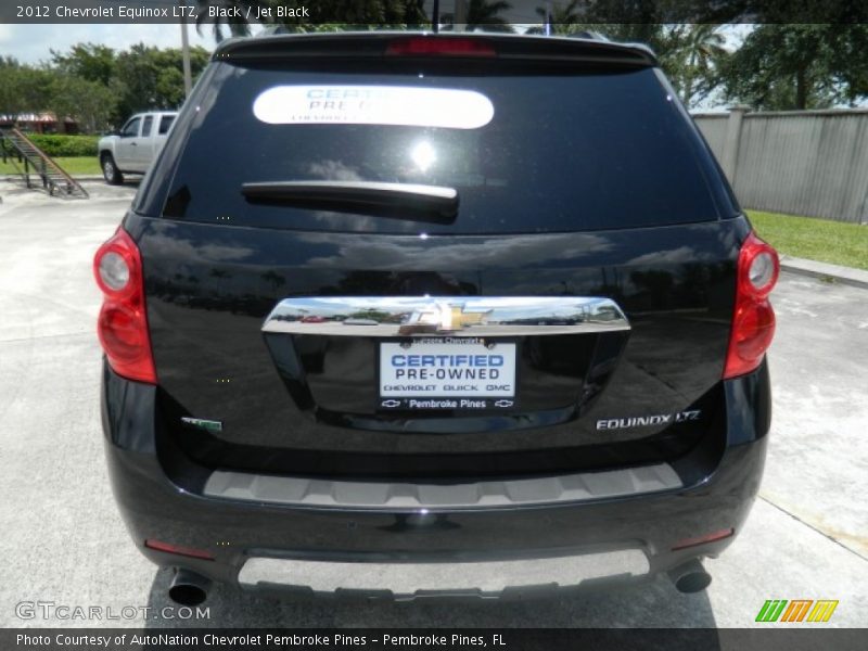 Black / Jet Black 2012 Chevrolet Equinox LTZ