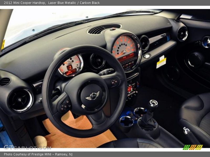 Laser Blue Metallic / Carbon Black 2012 Mini Cooper Hardtop