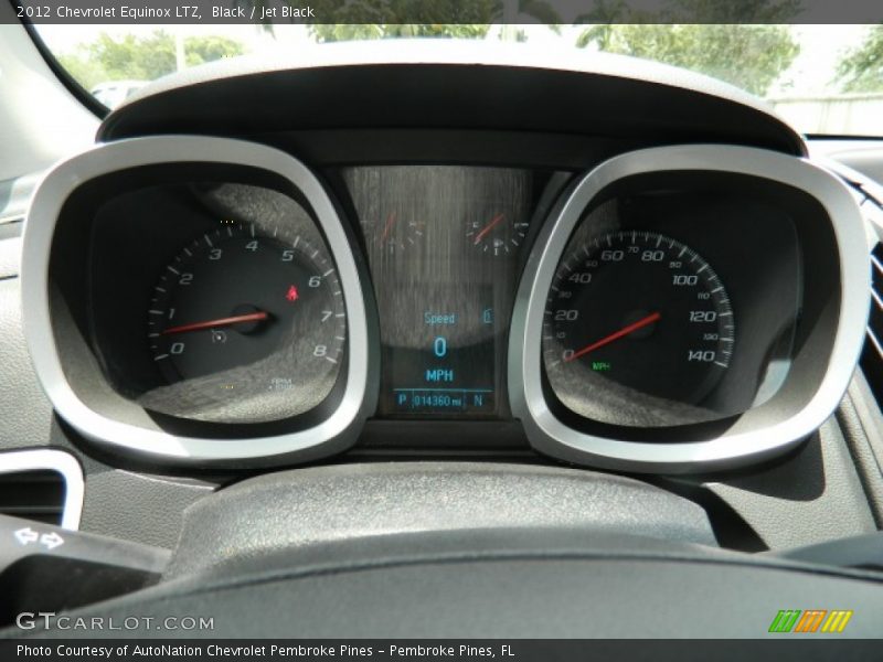Black / Jet Black 2012 Chevrolet Equinox LTZ