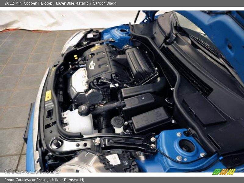 Laser Blue Metallic / Carbon Black 2012 Mini Cooper Hardtop