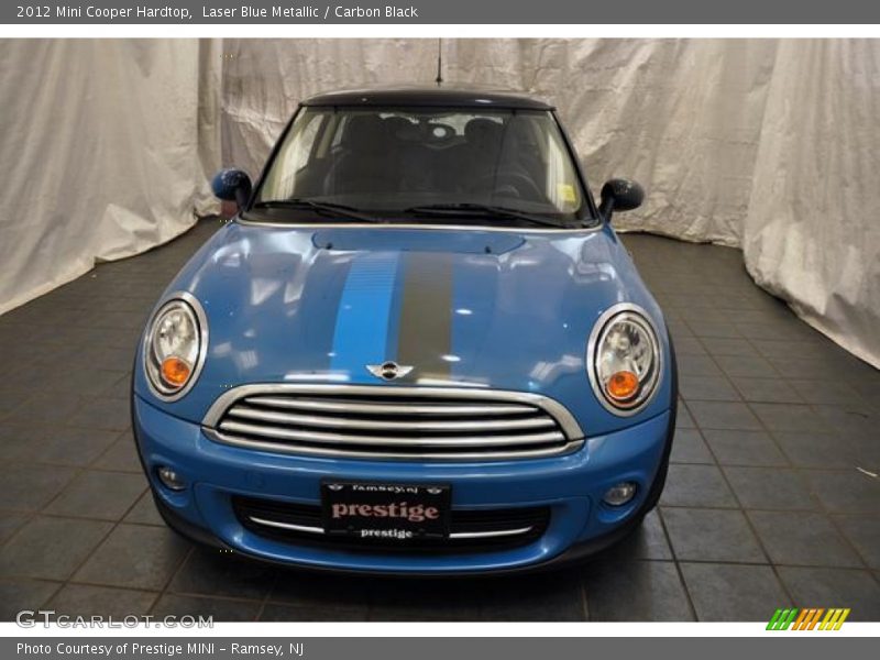Laser Blue Metallic / Carbon Black 2012 Mini Cooper Hardtop