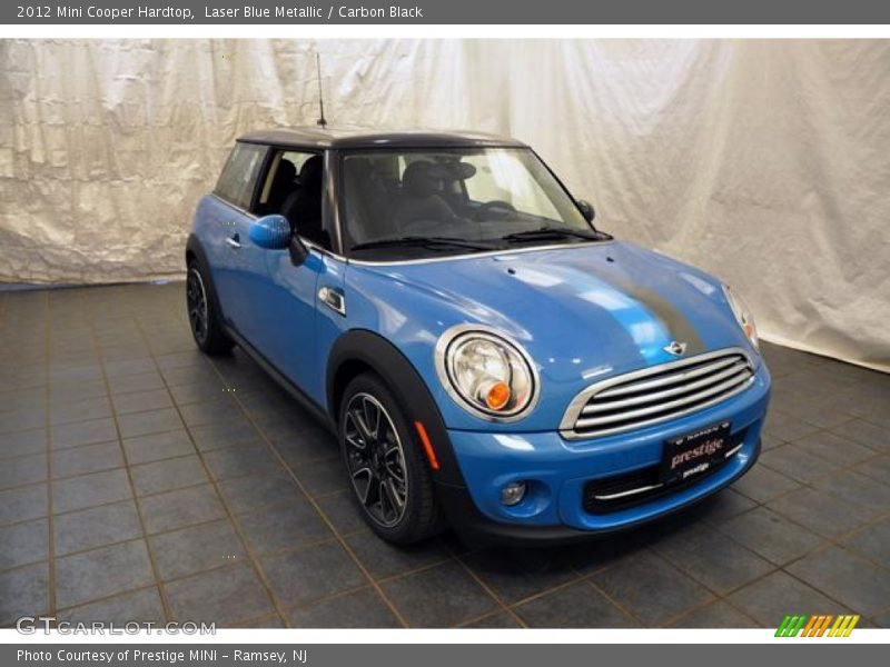 Laser Blue Metallic / Carbon Black 2012 Mini Cooper Hardtop