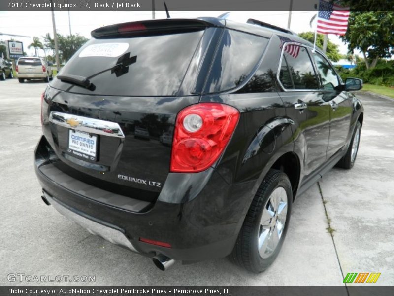 Black / Jet Black 2012 Chevrolet Equinox LTZ