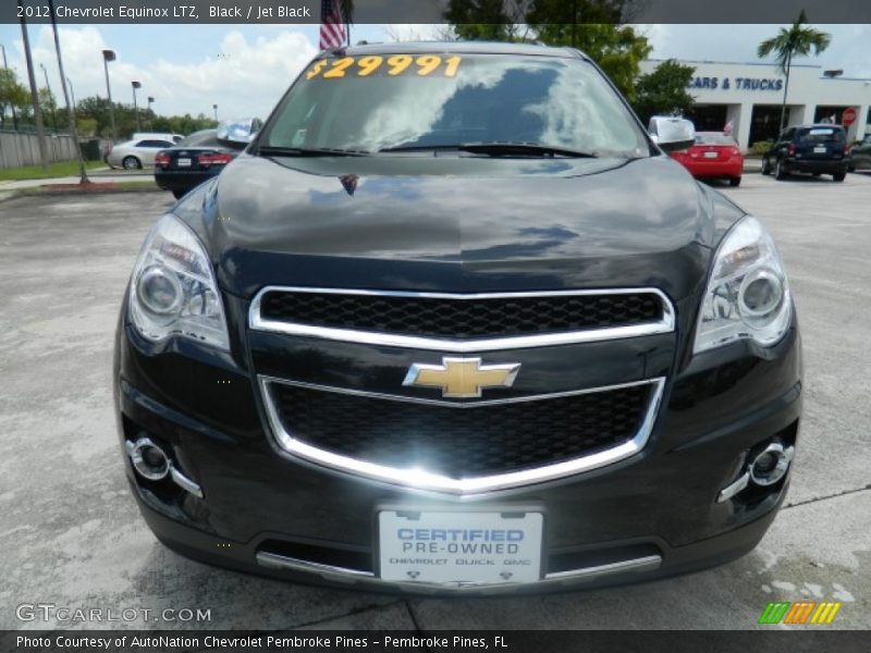Black / Jet Black 2012 Chevrolet Equinox LTZ