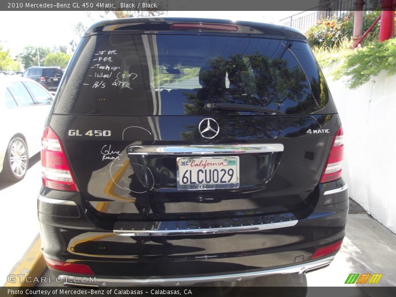 Black / Black 2010 Mercedes-Benz GL 450 4Matic