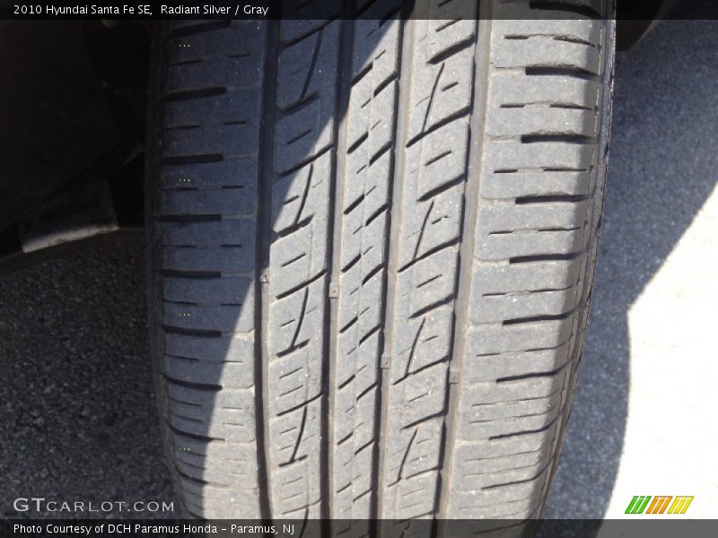 Radiant Silver / Gray 2010 Hyundai Santa Fe SE