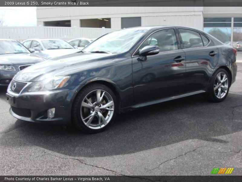 Smoky Granite Mica / Black 2009 Lexus IS 250