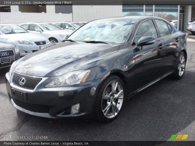 Smoky Granite Mica / Black 2009 Lexus IS 250