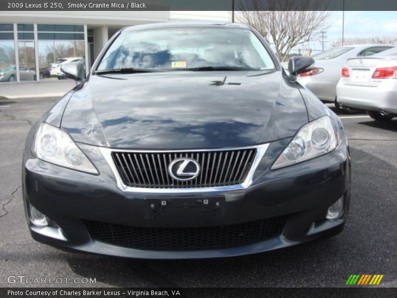 Smoky Granite Mica / Black 2009 Lexus IS 250