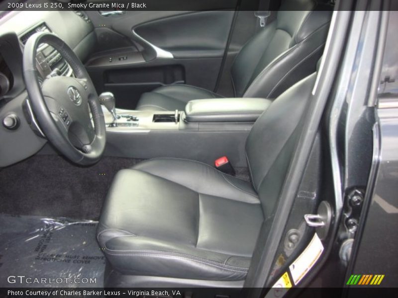Smoky Granite Mica / Black 2009 Lexus IS 250
